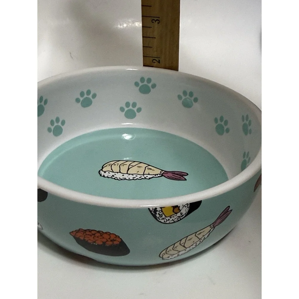 cat Bowl Sushi Theme- Ceramic